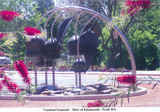 Gumnut sculpture by Smith Sculptors